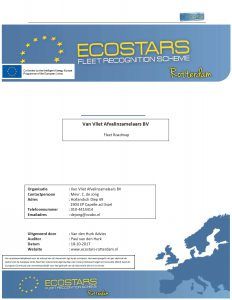 Ecostars Fleet Recognition Scheme